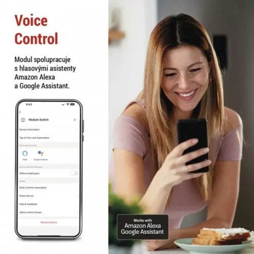 Умный модуль переключателя Emos ZigBee H5103 купить в Украине | Telemart фото