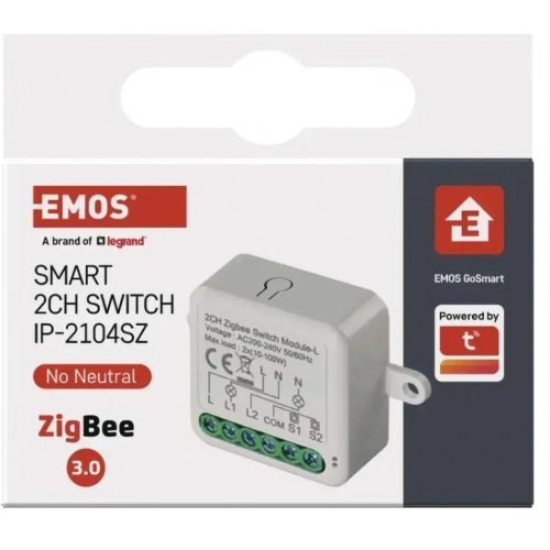 Умный модуль переключателя Emos ZigBee H5104 купить в Украине | Telemart фото