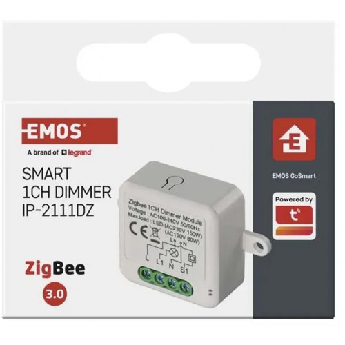 Умный модуль регулировки яркости Emos ZigBee H5107 купить в Украине | Telemart фото
