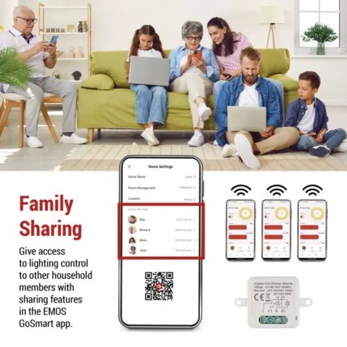 Умный модуль регулировки яркости Emos ZigBee H5107 купить в Украине | Telemart фото