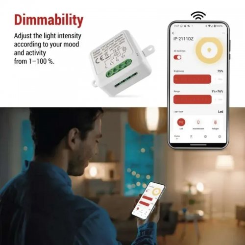 Умный модуль регулировки яркости Emos ZigBee H5107 купить в Украине | Telemart фото