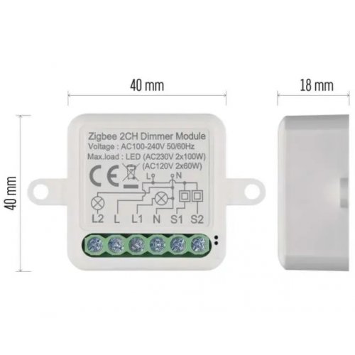 Розумний модуль регулювання яскравості Emos ZigBee H5108 купити в Україні | Telemart фото