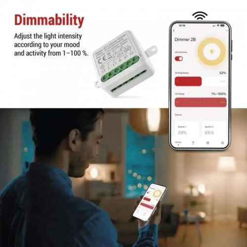 Розумний модуль регулювання яскравості Emos ZigBee H5108 купити в Україні | Telemart фото
