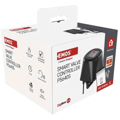 Умный моторизированный контроллер водяного, газового крана Emos ZigBee P5640S купить в Украине | Telemart фото