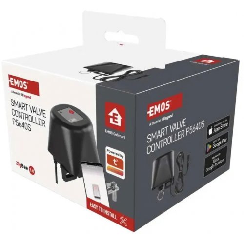 Умный моторизированный контроллер водяного, газового крана Emos ZigBee P5640S купить в Украине | Telemart фото
