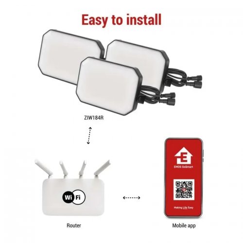 Розумний прожектор Emos ZIW184R RGBIC Wi-Fi купити в Україні | Telemart фото