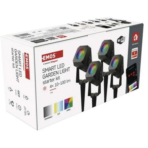 Розумний прожектор Emos ZIW194R RGBIC Wi-Fi купити в Україні | Telemart фото