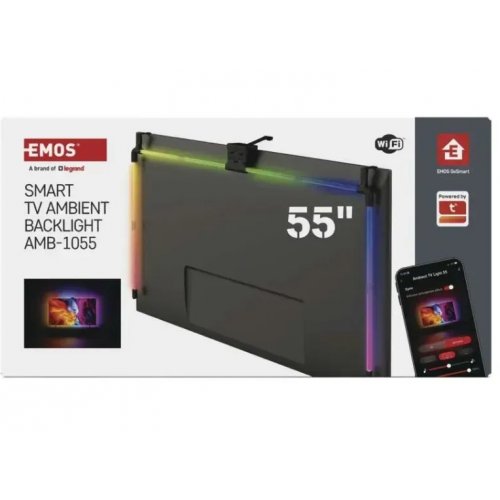 Освещение для телевизора Emos ZTV55 GoSmart Ambient LED RGB 55“ (139 см) купить в Украине | Telemart фото
