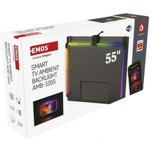 Освещение для телевизора Emos ZTV55 GoSmart Ambient LED RGB 55“ (139 см) купить в Украине | Telemart фото