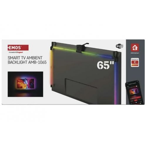 Освітлення для телевізора Emos ZTV65 GoSmart Ambient LED RGB 65“ (164 см) купити в Україні | Telemart фото