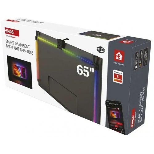 Освітлення для телевізора Emos ZTV65 GoSmart Ambient LED RGB 65“ (164 см) купити в Україні | Telemart фото