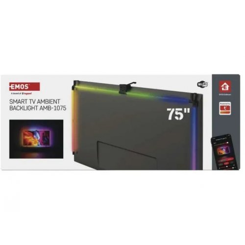 Освітлення для телевізора Emos ZTV75 GoSmart Ambient LED RGB 75“ (189 см) купити в Україні | Telemart фото
