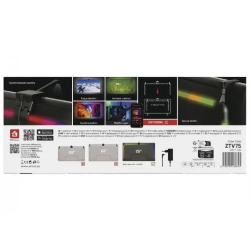 Освітлення для телевізора Emos ZTV75 GoSmart Ambient LED RGB 75“ (189 см) купити в Україні | Telemart фото