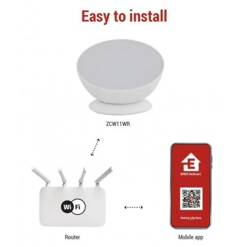 Смарт-лампа Emos ZCW11WR GoSmart LED Ambient RGB Wi-Fi купить в Украине | Telemart фото
