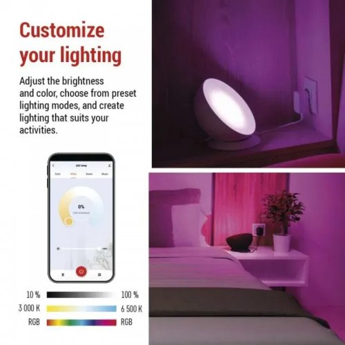 Смарт-лампа Emos ZCW11WR GoSmart LED Ambient RGB Wi-Fi купить в Украине | Telemart фото
