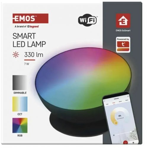 Смарт-лампа Emos ZCW11BR GoSmart LED Ambient RGB Wi-Fi купити в Україні | Telemart фото
