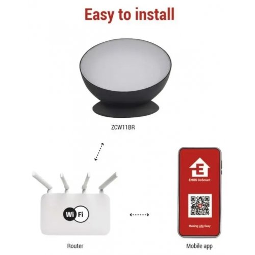 Смарт-лампа Emos ZCW11BR GoSmart LED Ambient RGB Wi-Fi купити в Україні | Telemart фото
