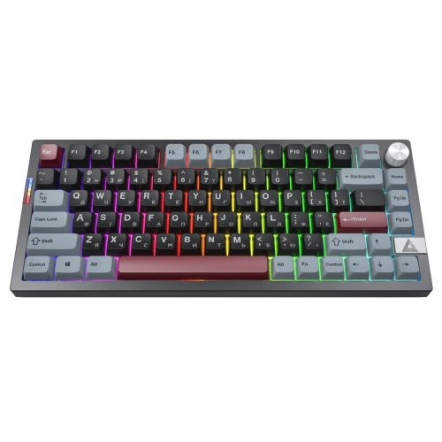 Уценка клавиатура Montech MKey Pro Darkness RGB Mechanical GateronG Pro 3.0 Yellow Switch (MKPRO75DY) Black (Вскрытая упаковка, 892169) купить в Украине: Киев, Днепр, Харьков, Одесса  | Низкая цена, отзывы, характеристики от TELEMART фото