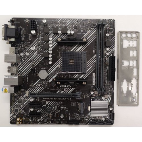 Материнская плата Asus PRIME B450M-K II (sAM4, AMD B450) (Восстановлено продавцом, 892175) купить в Украине: Киев, Днепр, Харьков, Одесса  | Проверка совместимости, низкая цена, отзывы, характеристики от TELEMART фото
