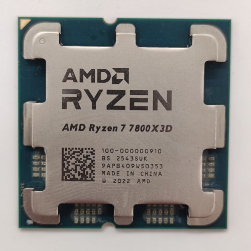 Процессор AMD Ryzen 7 7800X3D 4.2(5.0)GHz 96MB sAM5 Tray (100-000000910) (Восстановлено продавцом, 892184) купить в Украине: Киев, Днепр, Харьков, Одесса  | Проверка совместимости, низкая цена, отзывы, характеристики от TELEMART фото