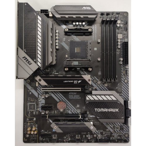 Материнская плата MSI MAG B550 TOMAHAWK (sAM4, AMD B550) (Восстановлено продавцом, 892193) купить в Украине: Киев, Днепр, Харьков, Одесса  | Проверка совместимости, низкая цена, отзывы, характеристики от TELEMART фото