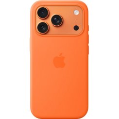 Уценка чехол для смартфона Apple Silicone Case with MagSafe for Apple iPhone 17 Pro (MGFE4ZM/A) Orange (Вскрытая упаковка, 892211)
