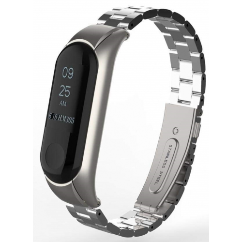 Купить Xiaomi Mi Band 3 Steel Watch 2D Silver - цена в Харькове, Киеве, Днепре, Одессе
в интернет-магазине Telemart фото