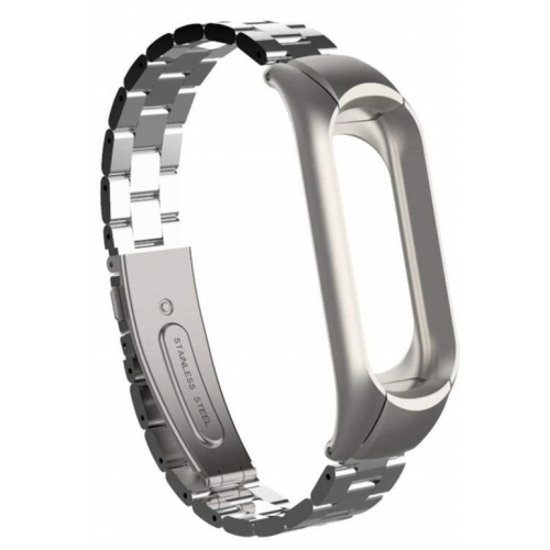 Купити Xiaomi Mi Band 3 Steel Watch 2D Silver - ціна в Києві, Львові, Вінниці, Хмельницькому, Франківську, Україні | інтернет-магазин TELEMART.UA фото