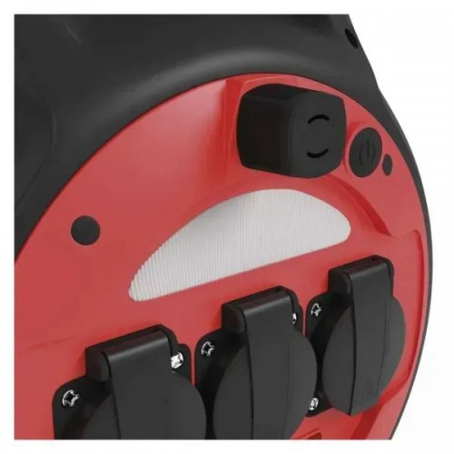 Сетевой удлинитель на катушке Emos 20 м 3 розетки + 2 x USB (P08620W) купить в Украине: Киев, Днепр, Харьков, Одесса  | Низкая цена, отзывы, характеристики от TELEMART фото