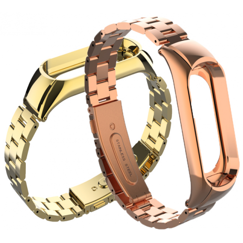 Xiaomi Mi Band 3 Steel Watch Crown 3D Gold купити в Україні: Київ, Львів, Хмельницький, Тернопіль, Івано-Франківськ | Низька ціна, відгуки, характеристики від TELEMART фото