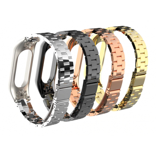 Xiaomi Mi Band 3 Steel Watch Crown 3D Gold купити в Україні: Київ, Львів, Хмельницький, Тернопіль, Івано-Франківськ | Низька ціна, відгуки, характеристики від TELEMART фото