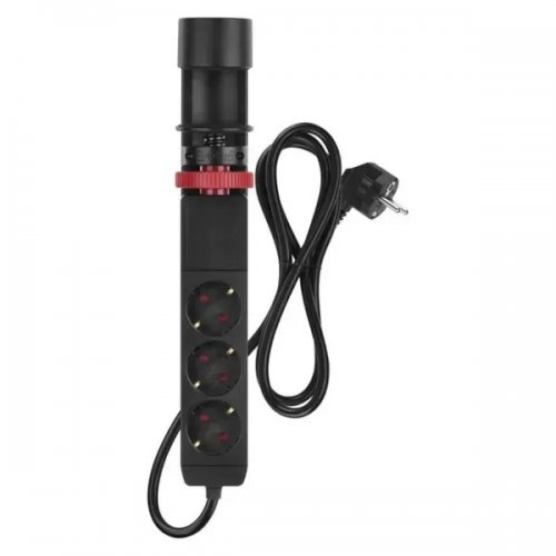 Мережевий подовжувач Emos 1.5 м 3 розетки + 2 x USB + 1 x USB Type-C (P1321PD) купити в Україні: Київ, Львів, Хмельницький, Тернопіль, Івано-Франківськ | Низька ціна, відгуки, характеристики від TELEMART фото