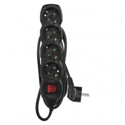 Мережевий подовжувач Emos 1.5 м 4 розетки (PC1421R)
