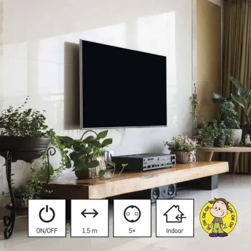 Мережевий подовжувач Emos 1.5 м 5 розеток (PC1521R) купити в Україні: Київ, Львів, Хмельницький, Тернопіль, Івано-Франківськ | Низька ціна, відгуки, характеристики від TELEMART фото