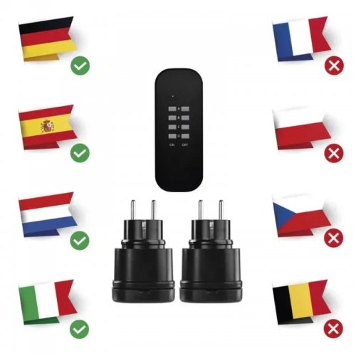 Розетки з дистанційним керуванням Emos P0068 купити в Україні | Telemart фото