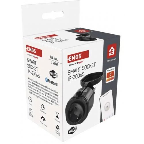 Розумна вологозахищена розетка Emos P5532 GoSmart Wi-Fi купити в Україні | Telemart фото