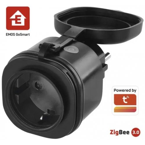 Розумна вологозахищена розетка Emos ZigBee P5534 GoSmart купити в Україні | Telemart фото