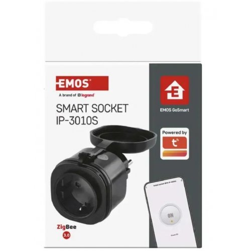Розумна вологозахищена розетка Emos ZigBee P5534 GoSmart купити в Україні | Telemart фото