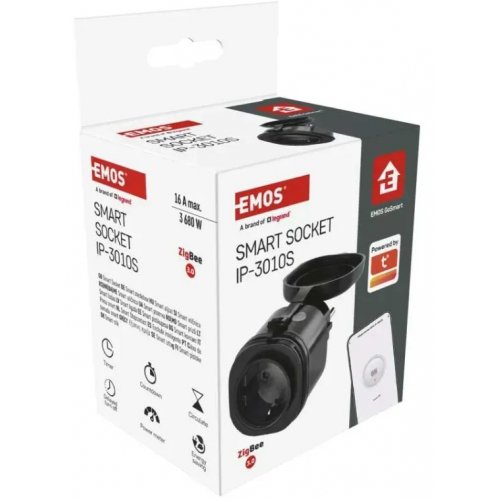 Розумна вологозахищена розетка Emos ZigBee P5534 GoSmart купити в Україні | Telemart фото