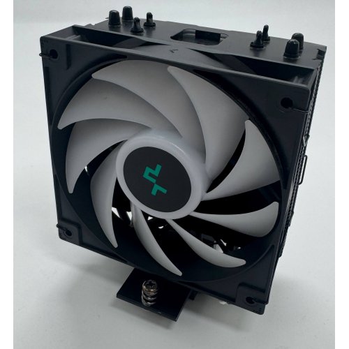Кулер Deepcool AG400 ARGB (R-AG400-BKANMC-G-2) Black (Відновлено продавцем, 892470) купити в Україні: Київ, Львів, Хмельницький, Тернопіль, Івано-Франківськ | Перевірка сумісності, низька ціна, відгуки, характеристики від TELEMART фото