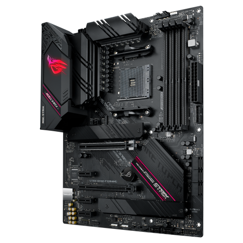Уценка материнская плата Asus ROG STRIX B550-F GAMING (sAM4, AMD B550) (Вскрытая упаковка, 892473) купить в Украине: Киев, Днепр, Харьков, Одесса  | Проверка совместимости, низкая цена, отзывы, характеристики от TELEMART фото