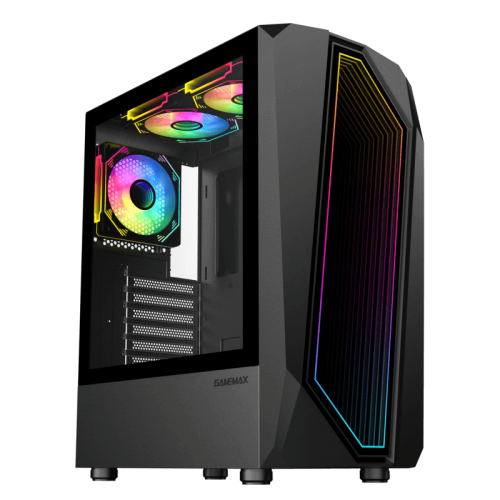 Корпус GAMEMAX Time Bandit Tempered Glass без БП Black (Восстановлено продавцом, 892483) купить в Украине: Киев, Днепр, Харьков, Одесса  | Проверка совместимости, низкая цена, отзывы, характеристики от TELEMART фото