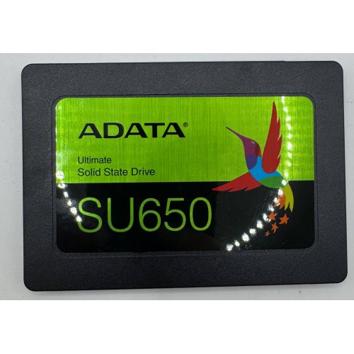 Ssd-диск ADATA Ultimate SU650 3D NAND TLC 240GB 2.5" (ASU650SS-240GT-R) (Восстановлено продавцом, 892494) купить в Украине: Киев, Днепр, Харьков, Одесса  | Проверка совместимости, низкая цена, отзывы, характеристики от TELEMART фото