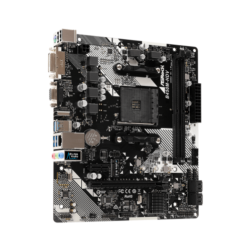 Уцінка материнська плата AsRock B450M-HDV R4.0 (sAM4, AMD B450) (Пошкоджено пакування, 892497) купити в Україні: Київ, Львів, Хмельницький, Тернопіль, Івано-Франківськ | Перевірка сумісності, низька ціна, відгуки, характеристики від TELEMART фото
