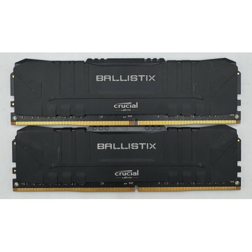 Озп Crucial DDR4 16GB (2x8GB) 3200Mhz Ballistix Black (BL2K8G32C16U4B) (Відновлено продавцем, 892530) купити в Україні: Київ, Львів, Хмельницький, Тернопіль, Івано-Франківськ | Перевірка сумісності, низька ціна, відгуки, характеристики від TELEMART фото