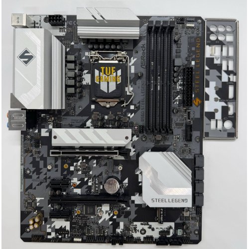 Материнская плата AsRock B560 Steel Legend (s1200, Intel B560) (Восстановлено продавцом, 892533) купить в Украине: Киев, Днепр, Харьков, Одесса  | Проверка совместимости, низкая цена, отзывы, характеристики от TELEMART фото