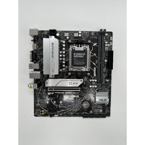 Уцінка материнська плата Asus PRIME B650M-K (sAM5, AMD B650) (Сліди використання, 892547) купити в Україні: Київ, Львів, Хмельницький, Тернопіль, Івано-Франківськ | Перевірка сумісності, низька ціна, відгуки, характеристики від TELEMART фото