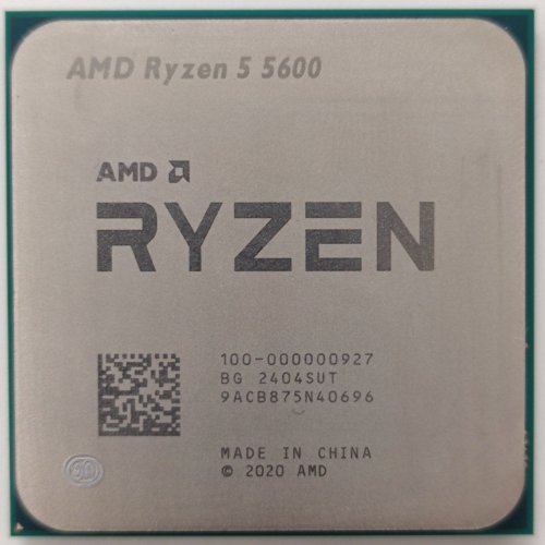 Процесор AMD Ryzen 5 5600 3.5(4.4)GHz 32MB sAM4 Tray (100-000000927) (Відновлено продавцем, 892549) купити в Україні: Київ, Львів, Хмельницький, Тернопіль, Івано-Франківськ | Перевірка сумісності, низька ціна, відгуки, характеристики від TELEMART фото