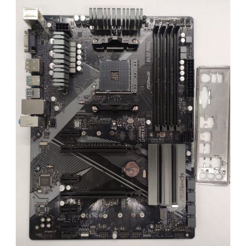 Материнська плата AsRock B450 Pro4 R2.0 (sAM4, AMD B450) (Відновлено продавцем, 892551) купити в Україні: Київ, Львів, Хмельницький, Тернопіль, Івано-Франківськ | Перевірка сумісності, низька ціна, відгуки, характеристики від TELEMART фото