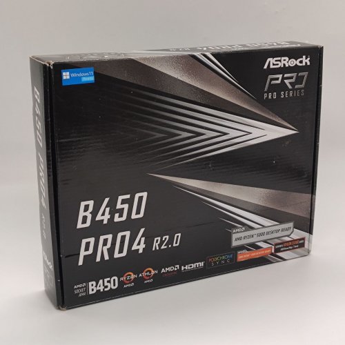 Материнська плата AsRock B450 Pro4 R2.0 (sAM4, AMD B450) (Відновлено продавцем, 892551) купити в Україні: Київ, Львів, Хмельницький, Тернопіль, Івано-Франківськ | Перевірка сумісності, низька ціна, відгуки, характеристики від TELEMART фото